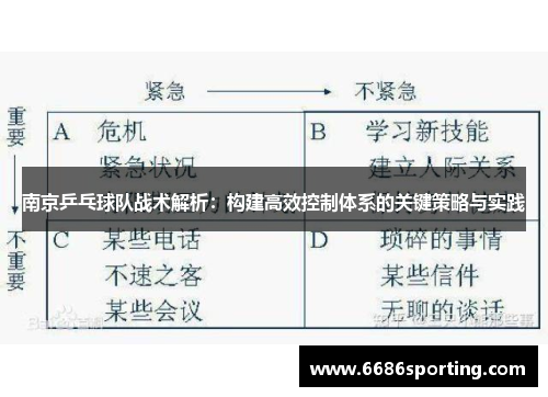 南京乒乓球队战术解析：构建高效控制体系的关键策略与实践